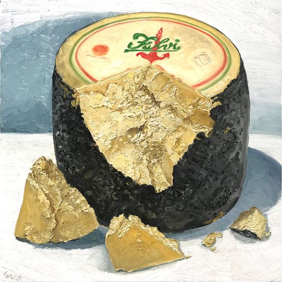 Genuine Fulvi Pecorino Romano, original artwork by Mike Geno