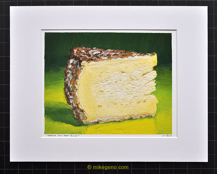 Andante Raw Goat Round cheese portrait by Mike Geno