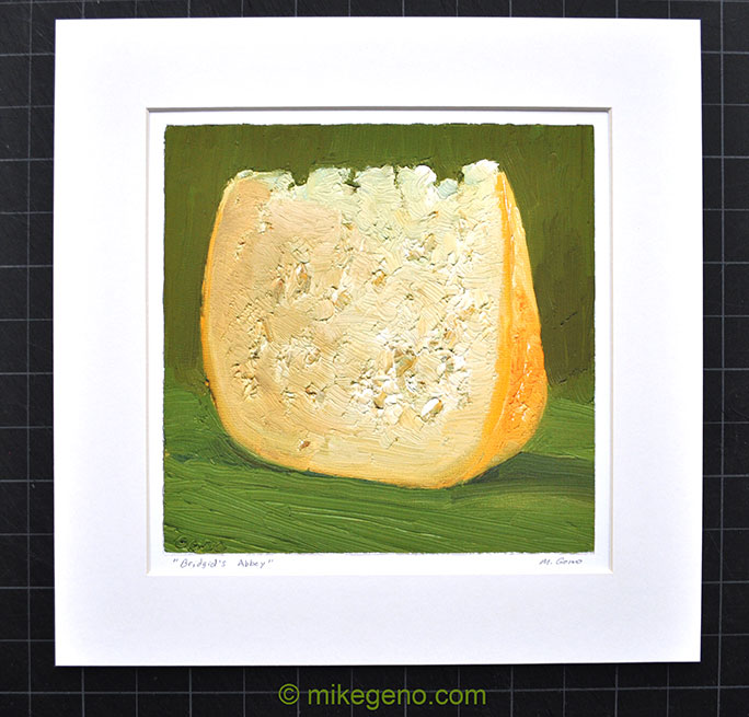 Bridgid's Abbey Cheese portrait by Mike Geno