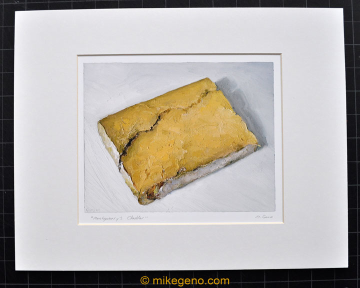 Montgomery's Cheddar Cheese portrait print by mike geno