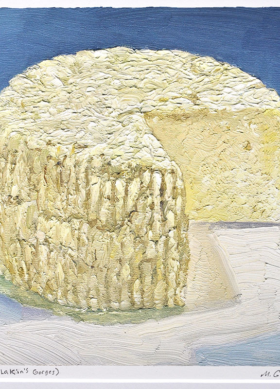 Ricotta Lakin's Gorges cheeseportrait print by Mike Geno