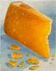 matted print of Parmigiano-Reggiano Slice