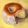 matted print of Grapefruit Brulee federal Donut