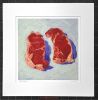 matted print of Strip Steaks