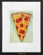 matted print of Beef Pepperoni Slice