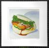 matted print of Braised Pork Belly  Bao Bun