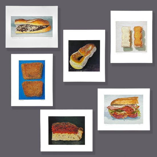 Philly Food Print Pack, original artwork by Mike Geno