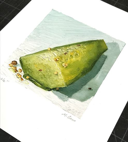 Image 2 of Pickle print, original artwork by Mike Geno